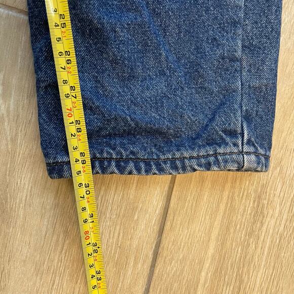 L.L. Bean Double L Relaxed Fit High Rise Jeans Women’s 14 Blue Straight Denim - Picture 6 of 11